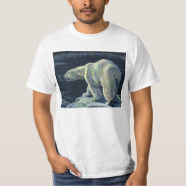 Vintager Polarbär, lebende Tiere der Arktis T-Shirt