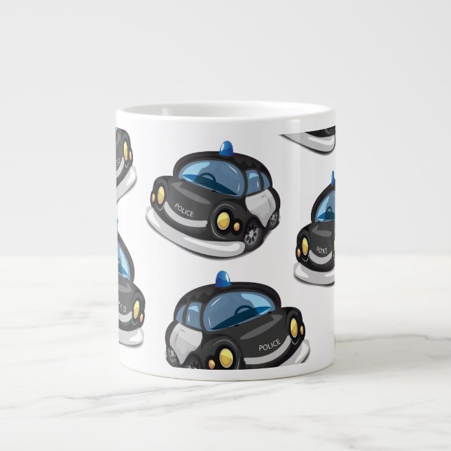 Vintager Polizist Jumbo-Tasse (Vorderseite)