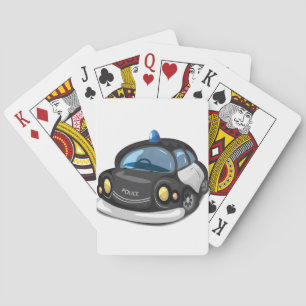 Vintager Polizist Spielkarten