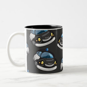 Vintager Polizist Zweifarbige Tasse