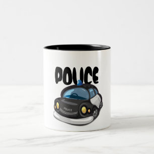 Vintager Polizist Zweifarbige Tasse