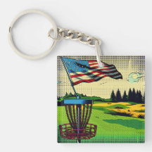 Vintager Pop Art American Flag Golf