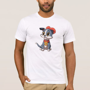 Vintager Pop der Zunge-Out-Katze T-Shirt