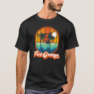Vintager Port Orange Florida Sommerferienstrand T-Shirt