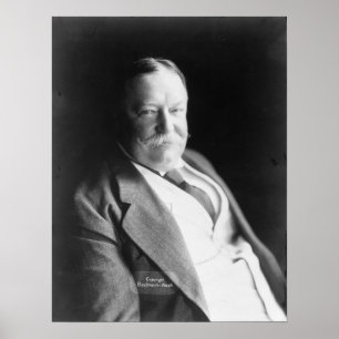 Vintager Präsident William Howard Taft Fotograf Poster
