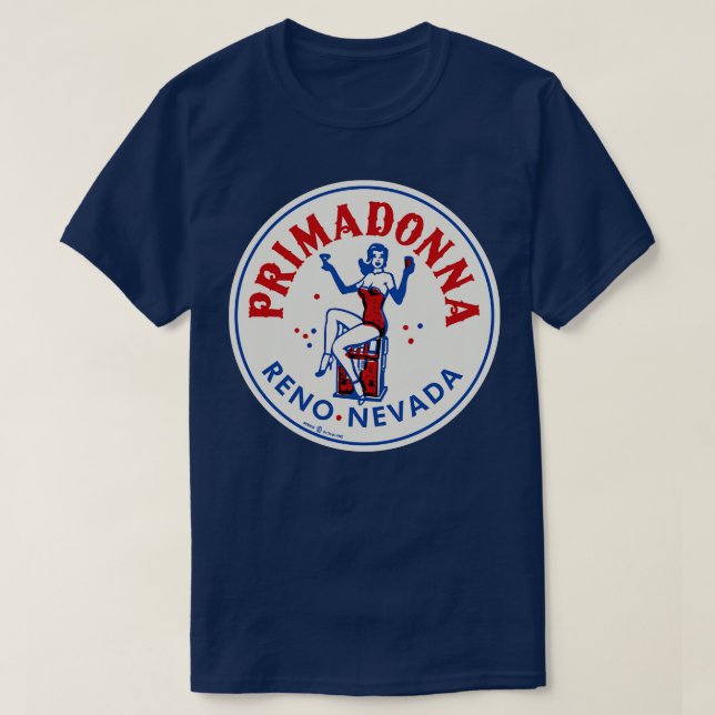 Vintager Primadonna Club T-Shirt (Design vorne)