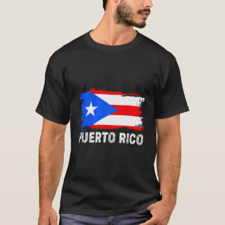 Vintager Puerto Rico Flag Puerto Rico Familienprei T-Shirt