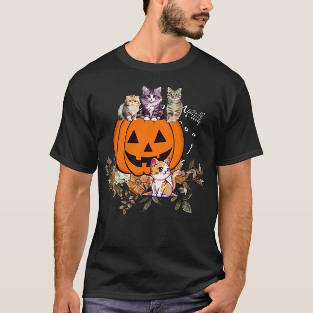 Vintager Pumpkin Patch Shirt Rustic Fall Graphic T (Vorderseite)