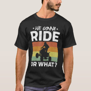 Vintager Quad ATV wir fahren oder was 1 T-Shirt