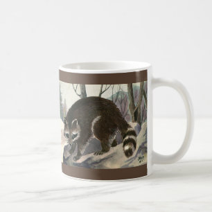 Vintager Raccoon, Wildtiere Tasse