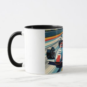 Vintager Racing Car T - Shirt Classic Motorsport Tasse
