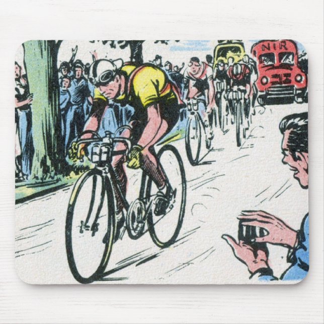 Vintager Raddruck Mousepad (Vorne)