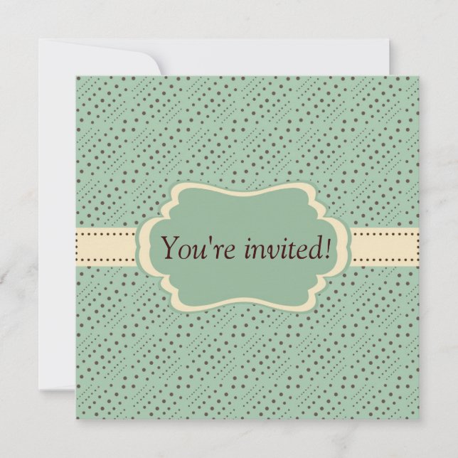 Vintager Rahmen Einladung (Vorderseite)