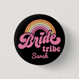 Vintager Rainbow Birde Tribe Abzeichen Button