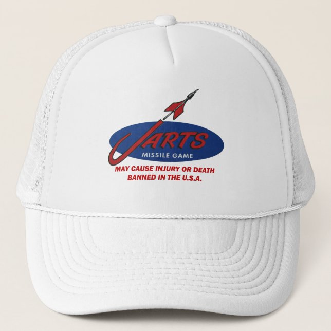 Vintager Rasen Jarts Hut Truckerkappe (Vorderseite)