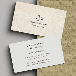 Vintager Rechtsanwalt Visitenkarte