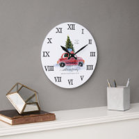 Vintager Red Car Bauernhof | Familienname
