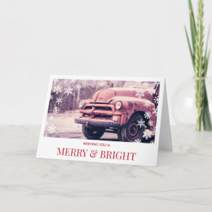 Vintager Red Truck Weihnachten