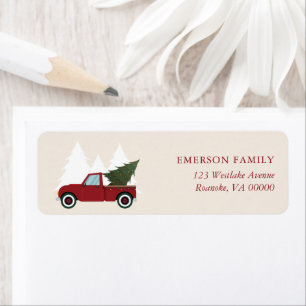 Vintager Red Truck Weihnachten