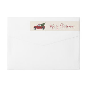 Vintager Red Truck Weihnachten