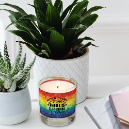 Vintager Regenbogen Inspirierend Zitat Scented Jar