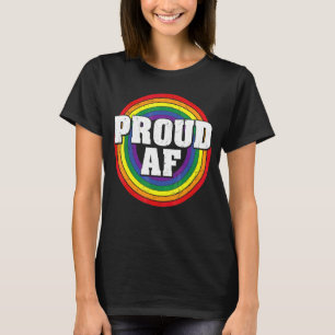 Vintager Regenbogen Lgbt Lesbian Gay Bisexual Que T-Shirt