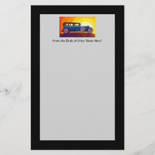 Vintager Regenbogenuntersatz Briefpapier