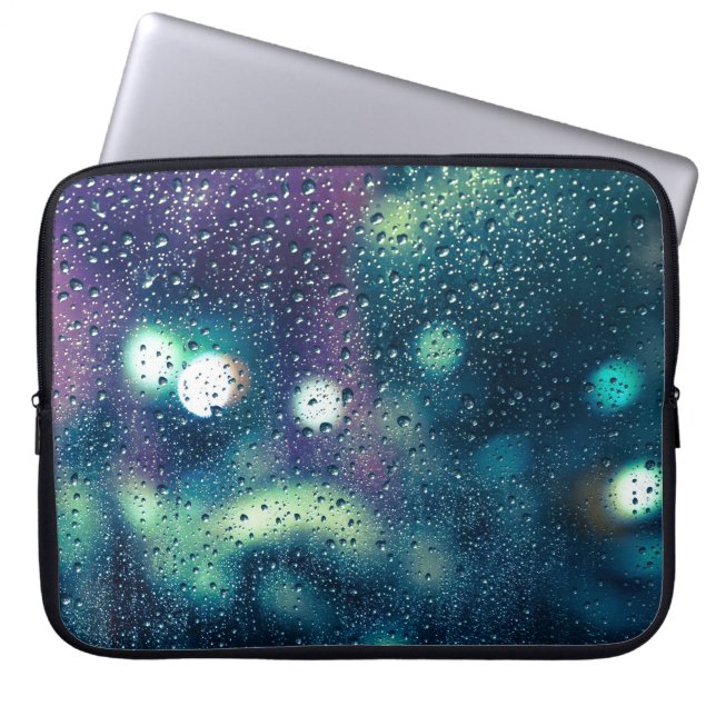 Vintager Regenfalleffekt Laptopschutzhülle (Vorderseite)