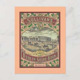 Vintager Reiseführer für Dublin Irland Postkarte