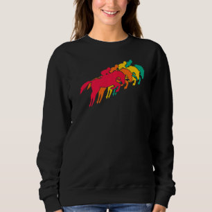 Vintager Reitsportreflex Sweatshirt