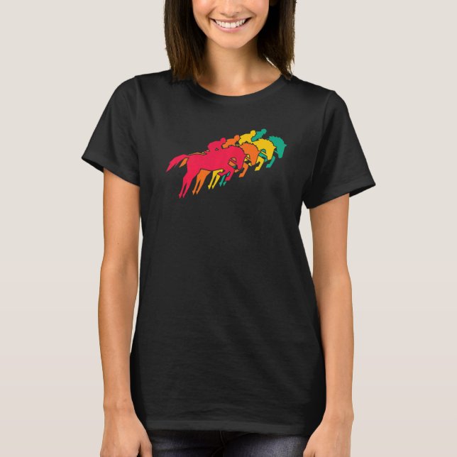 Vintager Reitsportreflex T-Shirt (Vorderseite)