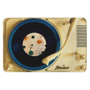Vintager Rekordspieler Magnet