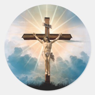 Vintager religiöser Aufkleber