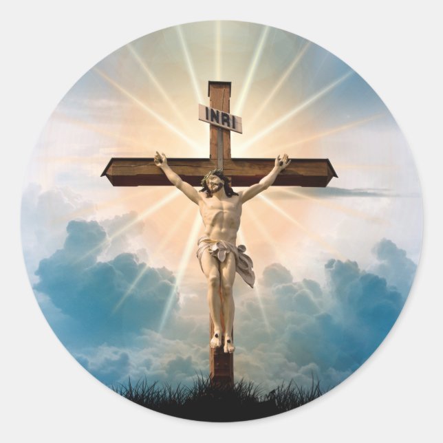 Vintager religiöser Aufkleber (Vorderseite)