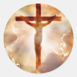 Vintager religiöser Aufkleber
