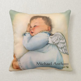 Vintager religiöser Baby-Jungen-Wächter-Engel Kissen