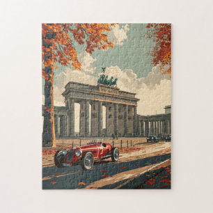 Vintager Rennwagen in Berlin Puzzle