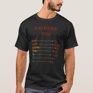 Vintager Rentenplan Erwachsener Spaß tun was auch  T-Shirt