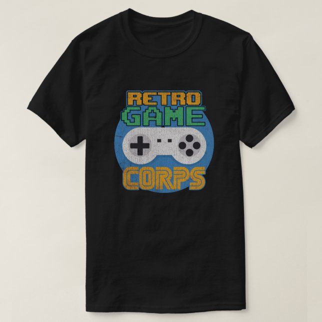 Vintager ReRo-Gaming-Controller T-Shirt (Design vorne)