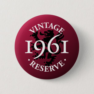 Vintager Reserve Pinback Knopf 1961 Button