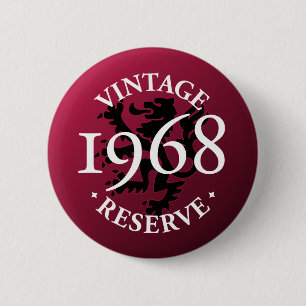 Vintager Reserve Pinback Knopf 1968 Button
