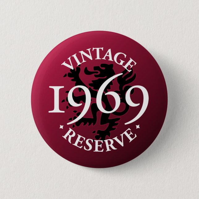 Vintager Reserve Pinback Knopf 1969 Button (Vorderseite)