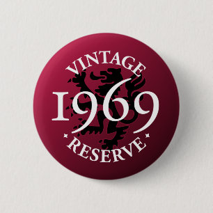 Vintager Reserve Pinback Knopf 1969 Button