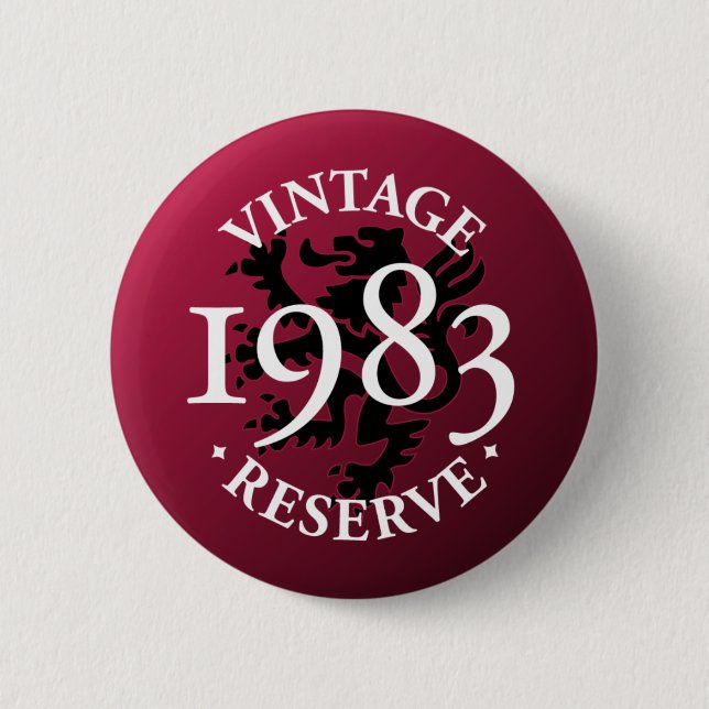 Vintager Reserve Pinback Knopf 1983 Button (Vorderseite)