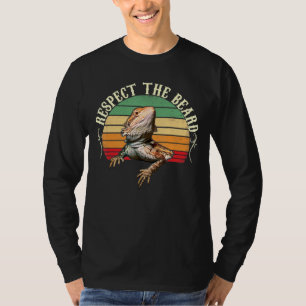 Vintager Respekt für den bärtigen Drachen T-Shirt