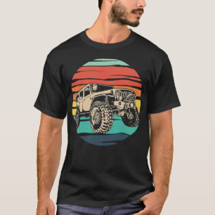 Vintager Retro-70er 4x4 Geländewagen T-Shirt
