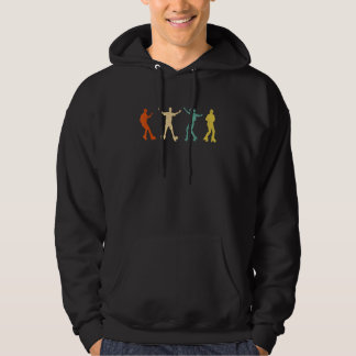 Vintager Retro 70's 80's Disco Roller Skate & Roll Hoodie