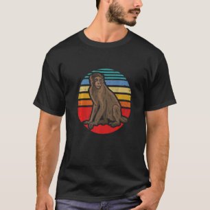 Vintager Retro-Affe T-Shirt