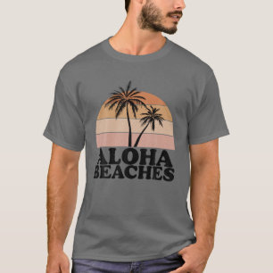 Vintager Retro Aloha Beach Tropisches Vacatio T-Shirt