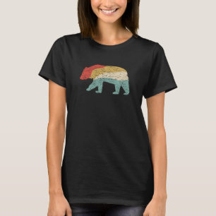 Vintager Retro-Bär für Tier 1 T-Shirt